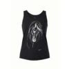 EQL Women's Graceful Horse Tank - Black -Riding Apparel Store 645336 800 800