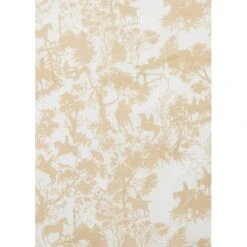 EQL Women's Soft Touch Print Button Up Shirt - Latte Countryside -Riding Apparel Store 650522 800 800