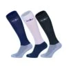 Fair Play Misty Socks Three Pack - Navy/Light Grey/Black -Riding Apparel Store 666109 800 800