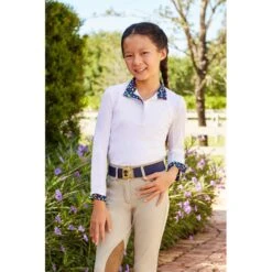 RJ Classics Kids' Maddie Jr 37.5 Show Shirt - White/Popsicles -Riding Apparel Store 673180 800 800
