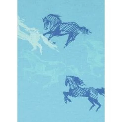 Kerrits Kids' Happy Herd Pullover Hoodie - Topaz -Riding Apparel Store 682265 800 800