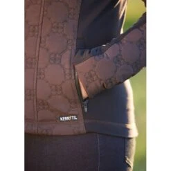 Kerrits Women's Bit By Bit Quilted Jacket - Java -Riding Apparel Store 682593 800 800