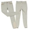 Ovation Kids' Dynamic Knee Patch Breeches - Tan/Taupe -Riding Apparel Store 685627 800 800