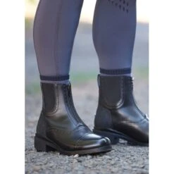 Kerrits Women's Essence Waterproof Paddock Boots - Black 15 Kerrits Women's Essence Waterproof Paddock Boots - Black -Riding Apparel Store 698615 800 800