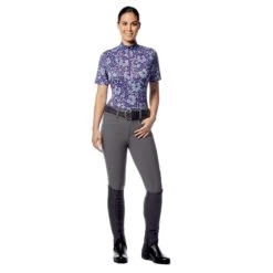 Kerrits Women's Arena K-Pro Knee Patch Breeches - Peppercorn -Riding Apparel Store 699070 800 800