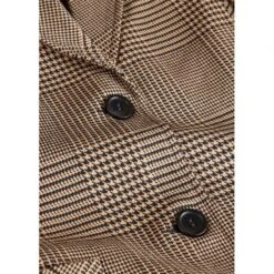 EQL Women's Chelsea Houndstooth Plaid Blazer - Camel/Black -Riding Apparel Store 700398 800 800
